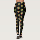 Golden retriever-WeihnachtsKranz-Hundeliebhaber Leggings (Rückseite)