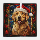 Golden Retriever Weihnachtsschmuck (Rückseite)