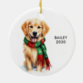 Golden Retriever Weihnachtsschmuck (Hinten)