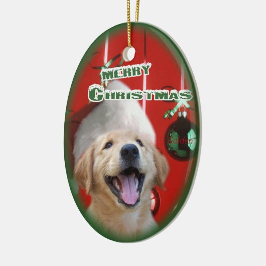 Golden Retriever Weihnachtsschmuck (Links)