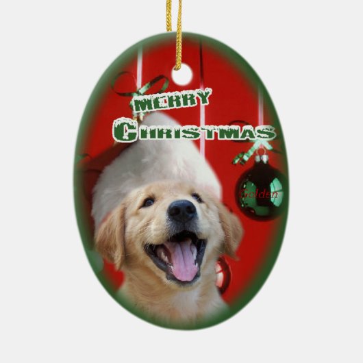 Golden Retriever Weihnachtsschmuck (Hinten)