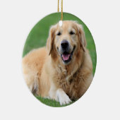 Golden Retriever Weihnachtsschmuck Custom Circle (Rechts)
