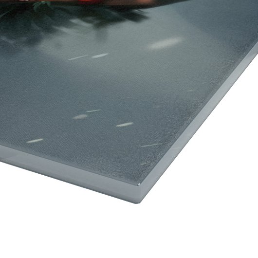 Golden Retriever Weihnachtsschnee Winter Schneidebrett (Ecke)