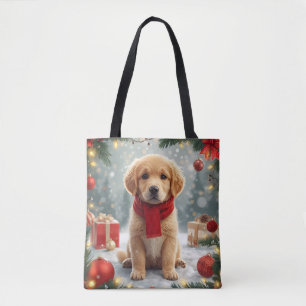 Golden Retriever Weihnachtstasche Tasche