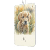 Golden Retriever Welpe Autolufterfrischer (Links)
