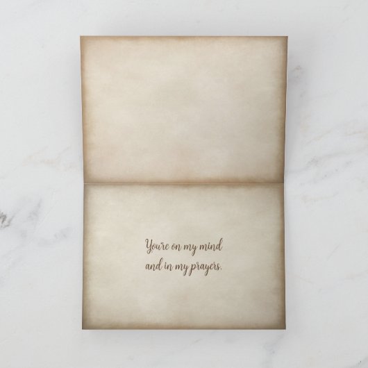 Golden Retriever Welpe Denken Sie an Sie Karte (Innenseite)