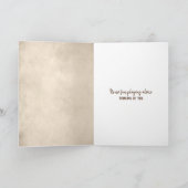 Golden Retriever Welpe Denken Sie an Sie Karte (Innenseite)