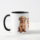 Golden Retriever Welpe, die meinen Schwanz Wag Tasse (Links)