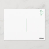 Golden Retriever Welpe Doppy Blank Postkarte (Rückseite)