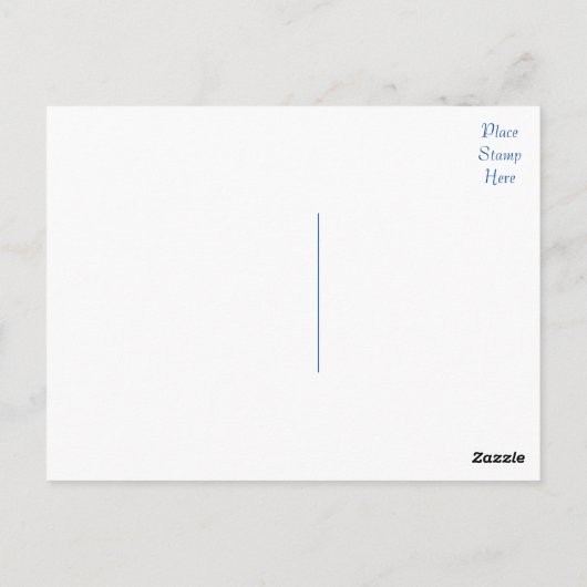 Golden Retriever Welpe Doppy Blank Postkarte (Rückseite)