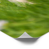 Golden Retriever Welpe ein niedlicher Goldie Poster (Ecke)