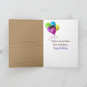 Golden Retriever Welpe Geburtstag Karte (Innenseite)