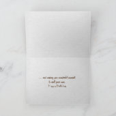 Golden Retriever Welpe Geburtstag Karte (Innenseite)