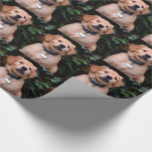 Golden Retriever Welpe Labrador Hund Geschenkpapier (Ecke)