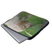 Golden retriever-Welpe Laptopschutzhülle (Vorne Knopf)