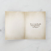 Golden Retriever Welpe mit Brille Karte (Innenseite)