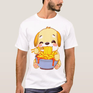Golden Retriever Welpe schlürft glücklich Rabokki! T-Shirt