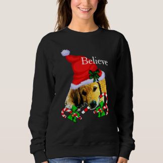 Golden Retriever Welpe Weihnachten Sweatshirt