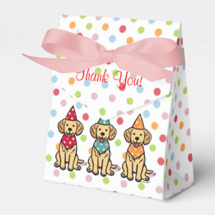 Golden retriever-Welpen-Geburtstag Geschenkschachtel