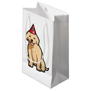 Golden retriever-Welpen-Geburtstag Kleine Geschenktüte