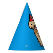 Golden retriever-Welpen-Geburtstag Partyhütchen (Links)