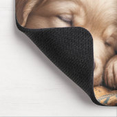 Golden Retriever Welpen im Friedlichen Slummel Mousepad (Ecke)