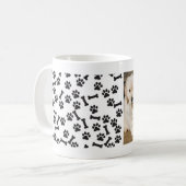 Golden retriever-Welpen Kaffeetasse (Vorderseite Links)