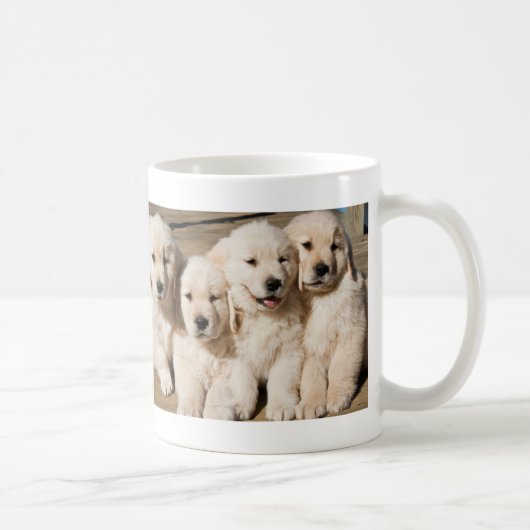 Golden retriever-Welpen Kaffeetasse (Rechts)