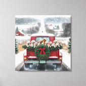 Golden Retriever Welpen Leinwanddruck (Vorderseite)