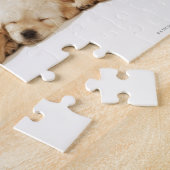 Golden retriever-Welpen Puzzle (Seite)