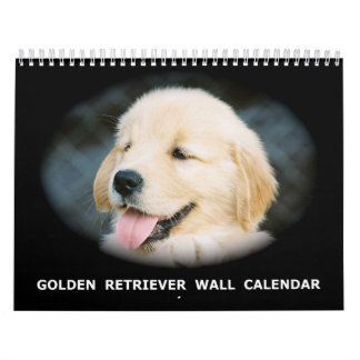 Golden retriever-Welpen-Wandkalender Kalender