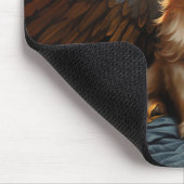 Golden Retriever Welpengel Mousepad (Ecke)