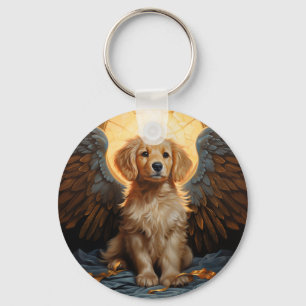 Golden Retriever Welpengel Schlüsselanhänger