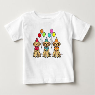 Golden Retriever Welppies Geburtstag Baby T-shirt