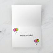 Golden Retriever Welppies Geburtstag Karte (Innenseite)