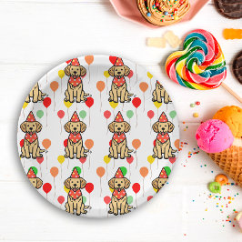 Golden Retriever Welppy Birthday Party Teller