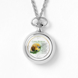 Golden Retriever Welppy Heritage Geschenke Armbanduhr