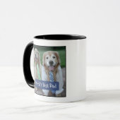 Golden Retriever Weltbeste Vater Vatertag Tasse (Vorderseite Links)