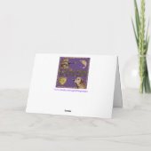 Golden Retriever Willkommen Kleines neues Baby Karte (Rückseite)