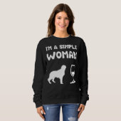 Golden Retriever Wine Sweatshirt (Vorne ganz)