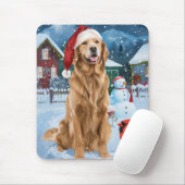 Golden Retriever Winter Wunderland Weihnachtsfreud Mousepad (Mit Mouse)