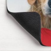 Golden Retriever With a Red Heart Pillow Mousepad (Ecke)