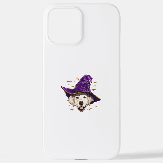 Golden Retriever Witz Funny Halloween Geschenke iPhone Hülle (Rückseite)
