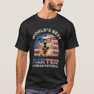 Golden Retriever Worldu2019s Best Farter I Gemein T-Shirt