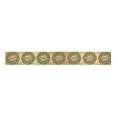 Golden Retriever Wreath Ripsband (Vorderseite)