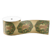 Golden Retriever Wreath Ripsband (Spule)
