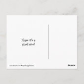 Golden Retriever Yay Ihren Geburtstag Postkarte (Rückseite)