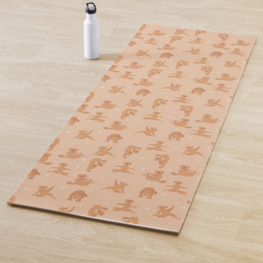 Golden Retriever Yoga Pose Yogamatte (Beispiel)