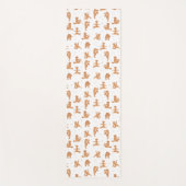 Golden Retriever Yoga Pose Yogamatte (Vorderseite)
