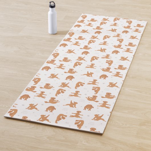 Golden Retriever Yoga Pose Yogamatte (Beispiel)
